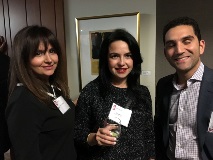 People smiling at camera