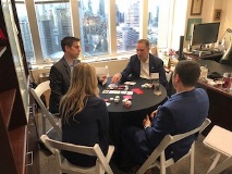 Group of people at poker table