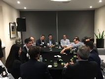 Group of people at poker table