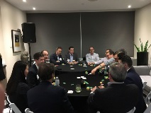 Group of people at poker table