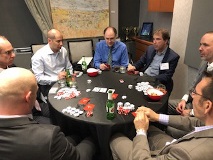Group of people at poker table