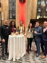 Six people smiling at camera