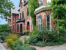 Old english home with front garden