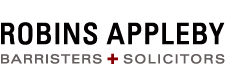 Robins Appleby Barristers + Solicitors Wordmark